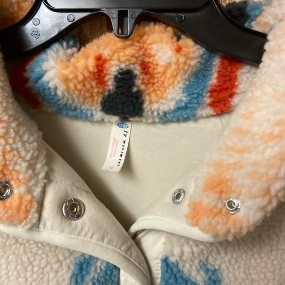 🌸FREE PEOPLE HIT the slopes  Printed Fleece Jacket🌸 - Picture 8 of 10